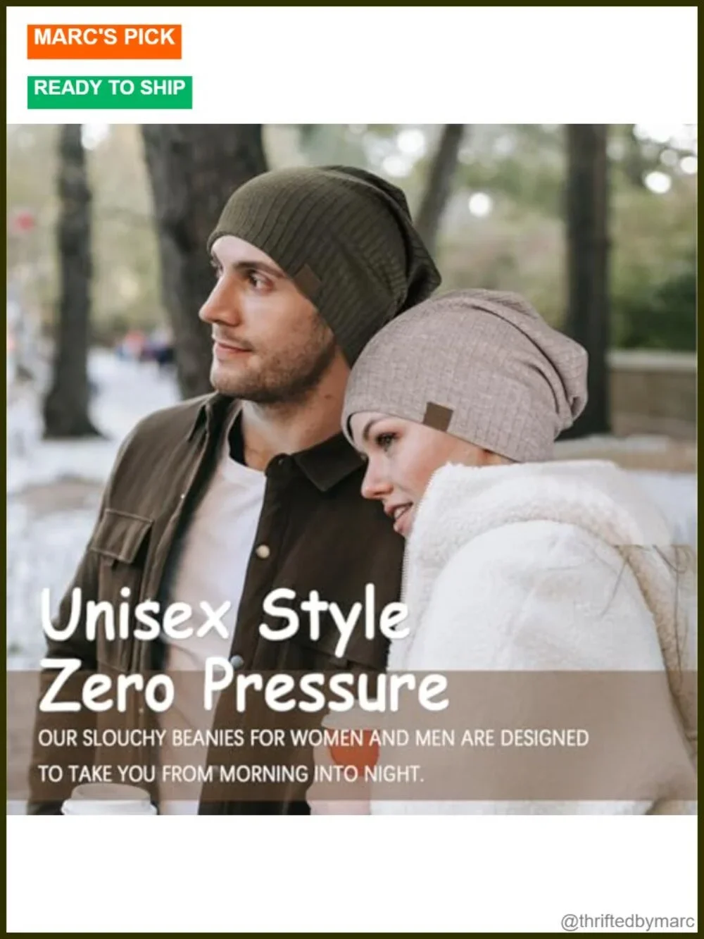 Ultra Soft Double Layer Slouchy Beanie - Lightweight Breathable Multipurpose